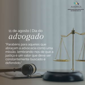 Read more about the article “Parabéns para aqueles que abraçam a advocacia como uma missão, lembrando-nos de que a justiça é um valor que deve ser constantemente buscado e defendido.” #diadoadvogado