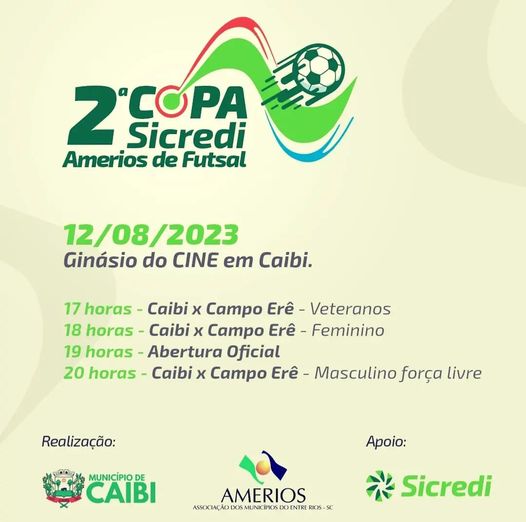 You are currently viewing 2ª Copa Sicredi AMERIOS de Futsal promete agitar a microrregião com grandes disputa