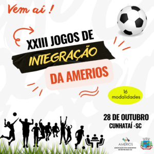 Read more about the article XXIII Jogos de Integração AMERIOS – Espírito Esportivo e União entre Municípios